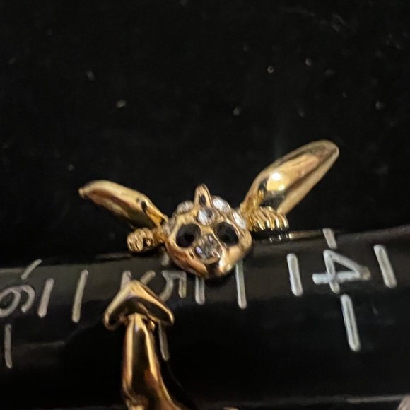 Unique Gold-Plated Dragon Ring with Crystal Accents - Intricate and Stylish - Picture 5 of 6